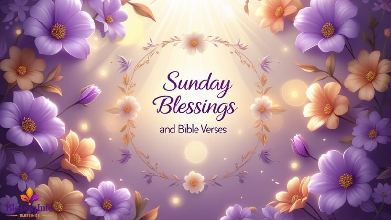Sunday Blessings and Bible Verses