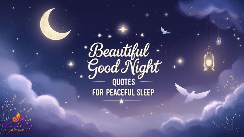 Beautiful Good Night Quotes for Peaceful Sleep