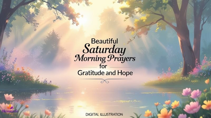 Beautiful Saturday Morning Prayers for Gratitude and Hope
