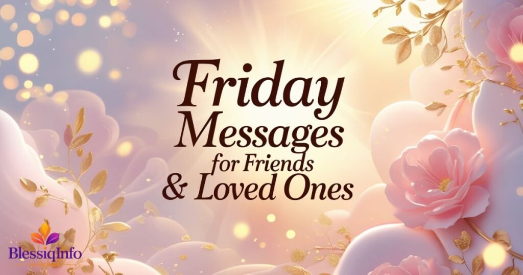 Friday Messages for Friends & Loved Ones