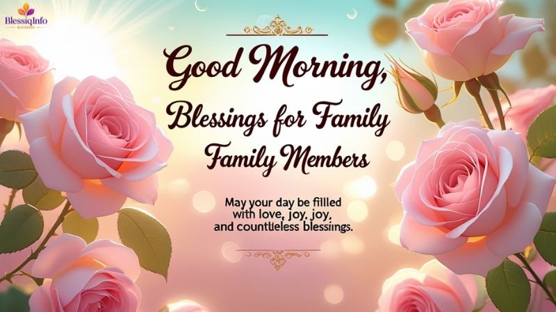 Good Morning, Blessings for Family Members