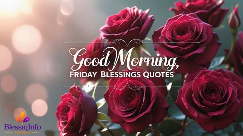 Good Morning, Friday Blessings Quotes