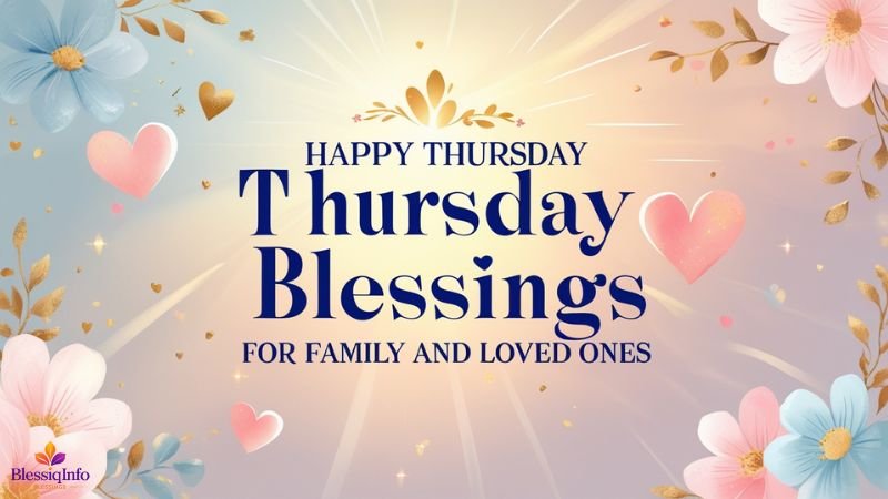 Happy Thursday, Blessings for Family and Loved Ones