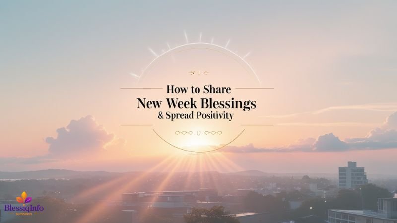 How to Share New Week Blessings & Spread Positivity