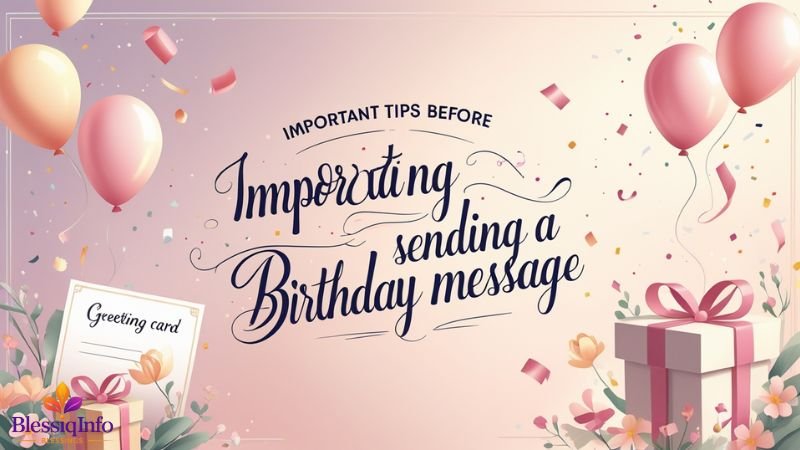 Important Tips Before Sending a Belated Birthday Message
