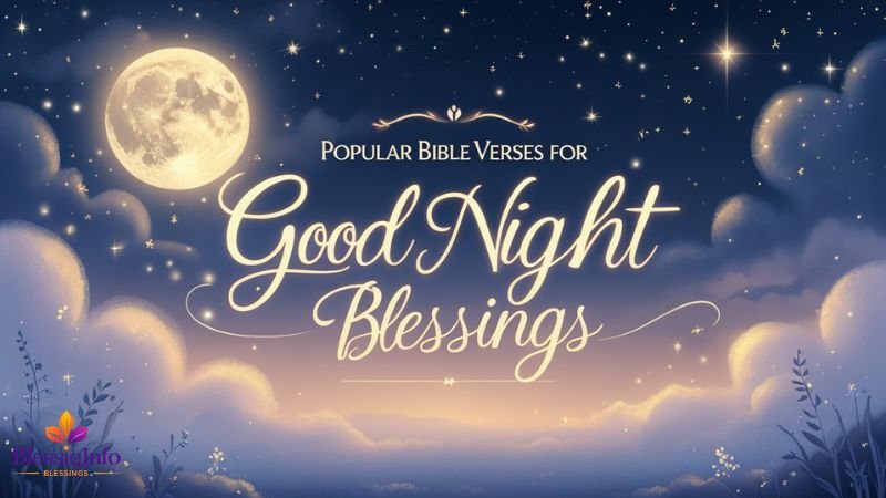 Popular Bible Verses for Good Night Blessings