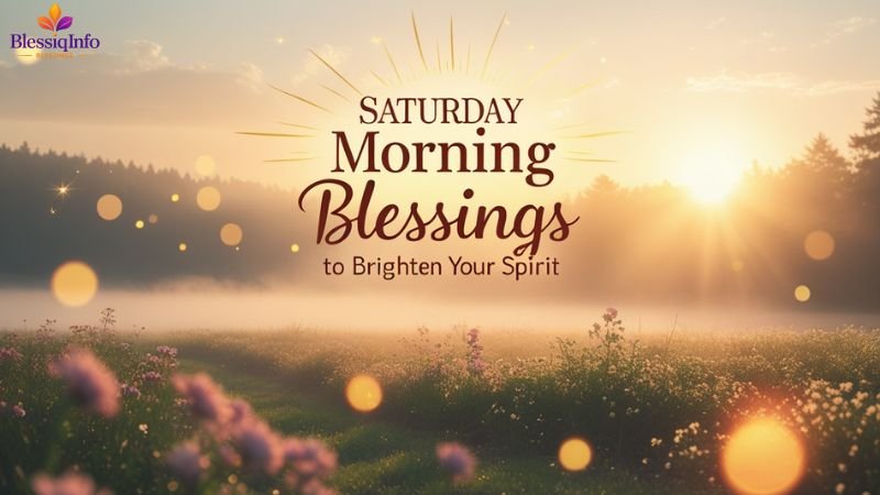 Saturday Morning Blessings to Brighten Your Spirit