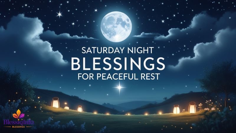 Saturday Night Blessings for Peaceful Rest