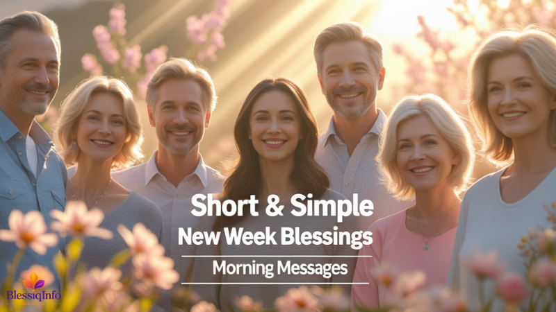 Short & Simple New Week Blessings Messages