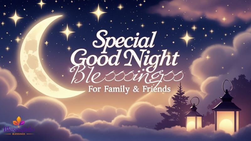 Special Good Night Blessings for Family & Friends