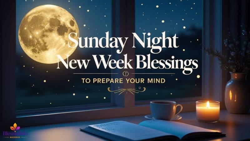 Sunday Night New Week Blessings to Prepare Your Mind