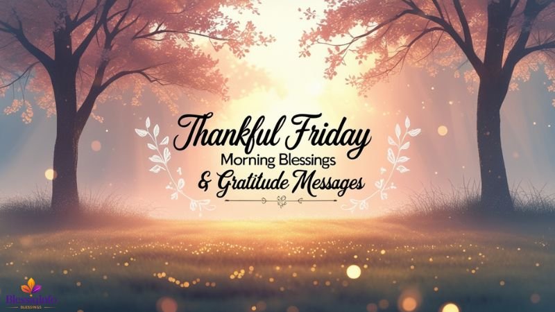 Thankful Friday Morning Blessings & Gratitude Messages