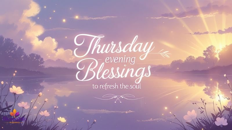 Thursday Evening Blessings to Refresh the Soul