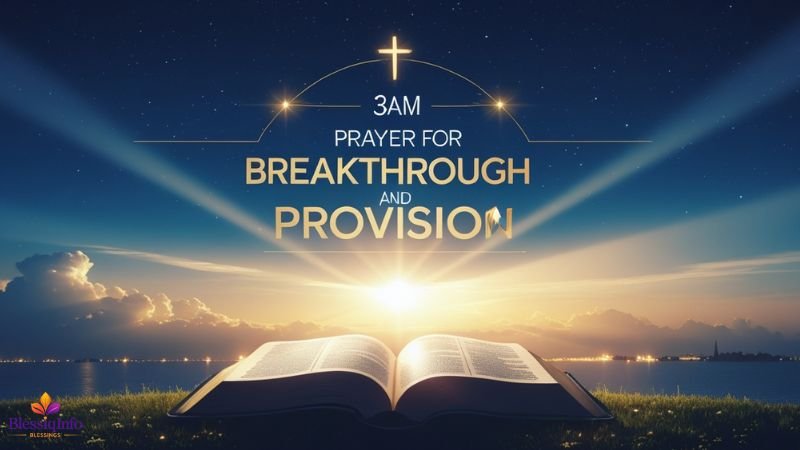 3am Prayer for Financial Breakthrough and Provision