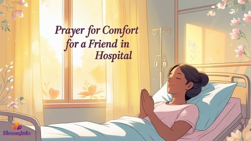 Prayer for Comfort for a Friend in Hospital