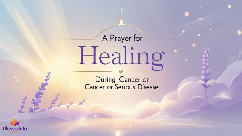 A Prayer for Healing During Cancer or Serious Disease