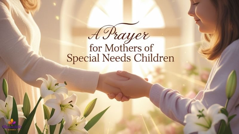 A Prayer for Mothers of Special Needs Children