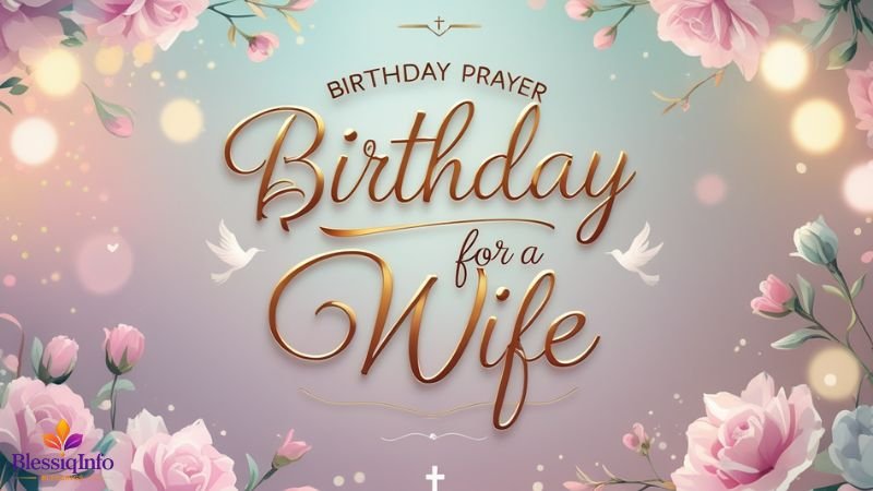 Birthday Prayer for a Wife