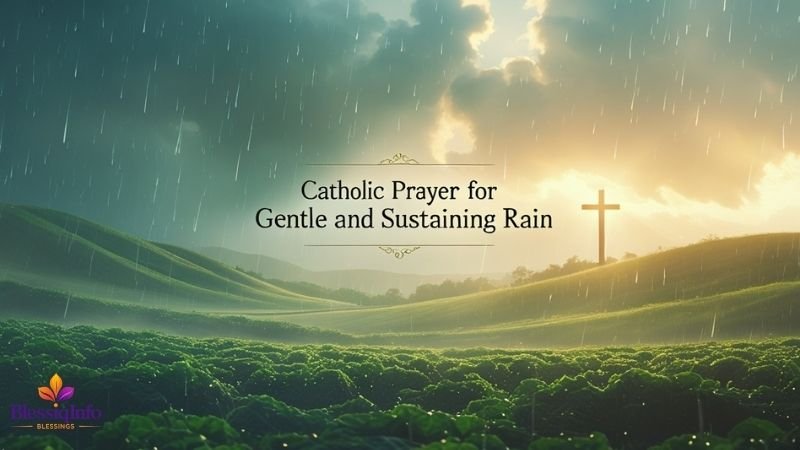 Catholic Prayer for Gentle and Sustaining Rain