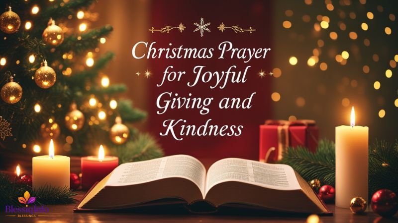 Christmas Prayer for Joyful Giving and Kindness