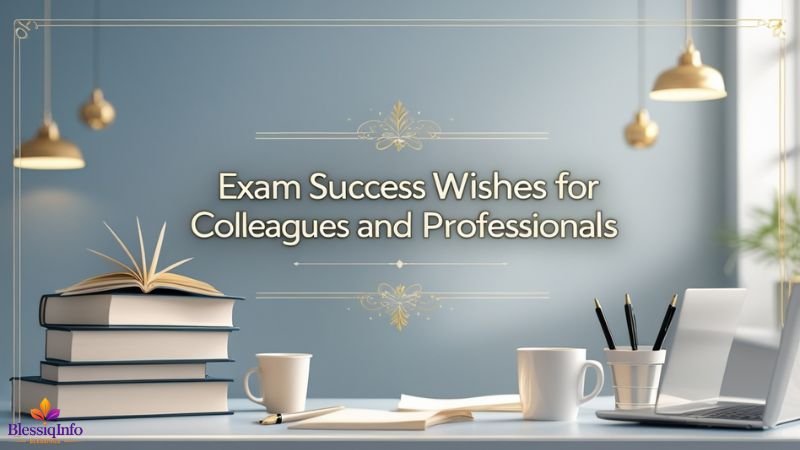 Exam Success Wishes for Colleagues and Professionals