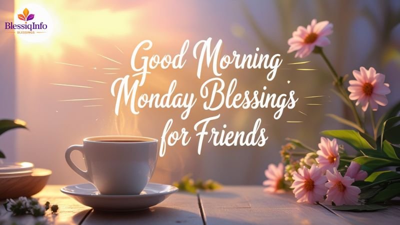 Good Morning Monday Blessings for Friends