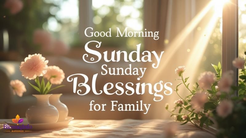 Good Morning Sunday Blessings for Family
