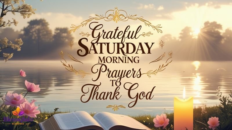 Grateful Saturday Morning Prayers to Thank God