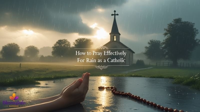 How to Pray Effectively for Rain as a Catholic