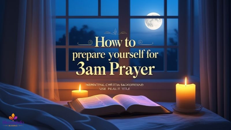 How to Prepare Yourself for 3am Prayer
