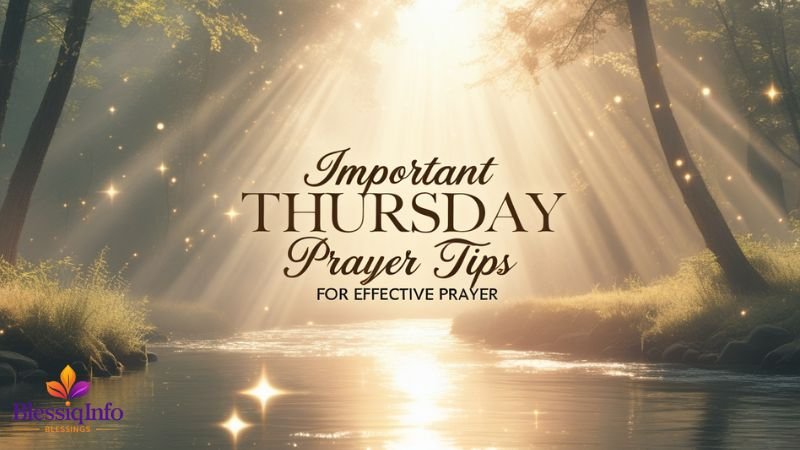 Important Thursday Prayer Tips for Effective Prayer