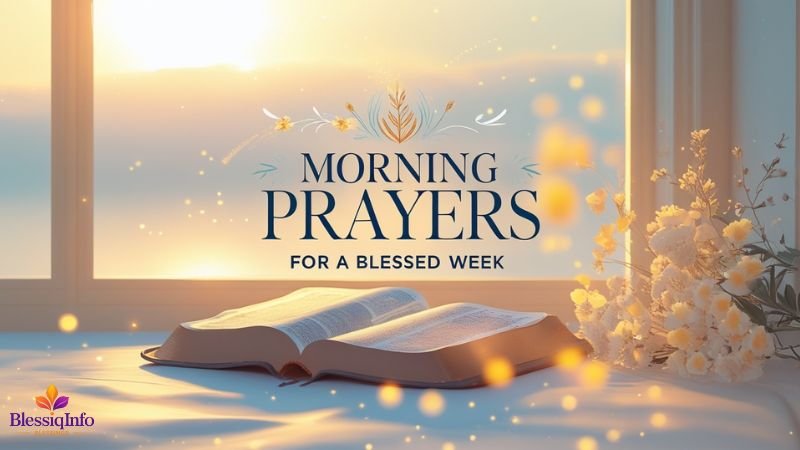 Monday Morning Prayers for a Blessed Week