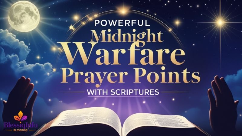 Powerful Midnight Warfare Prayer Points With Scriptures