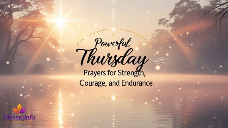 Powerful Thursday Prayers for Strength, Courage, and Endurance
