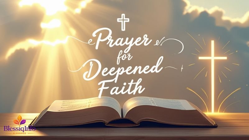 Prayer for Deepened Faith