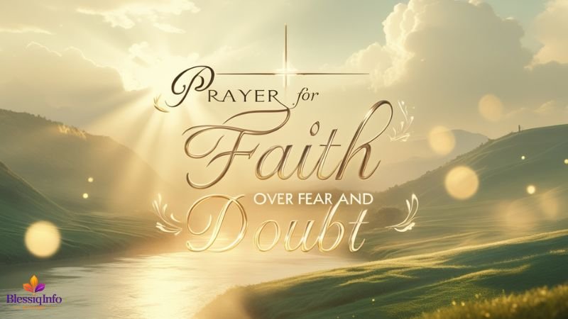 Prayer for Faith Over Fear and Doubt