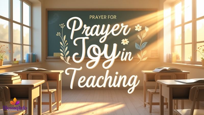 Prayer for Joy in Teaching