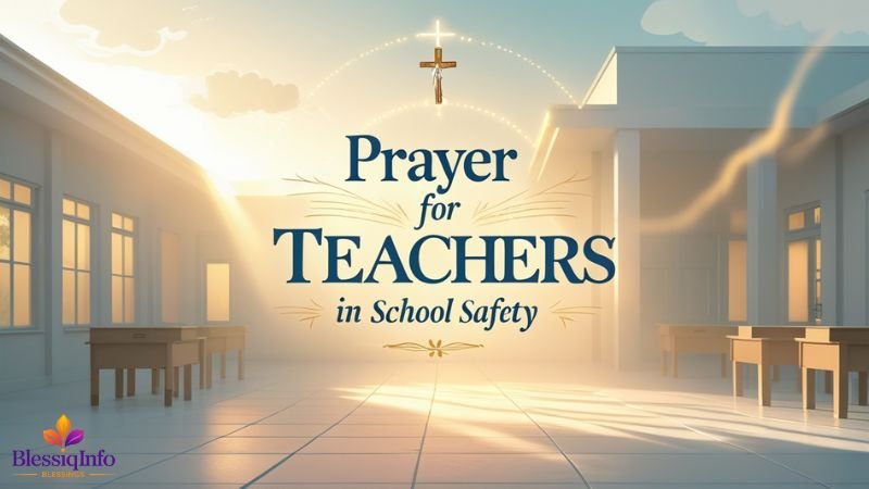 Prayer for Teachers in School Safety