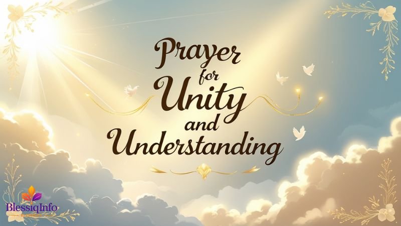 Prayer for Unity and Understanding