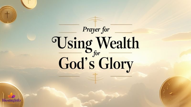 Prayer for Using Wealth for God’s Glory