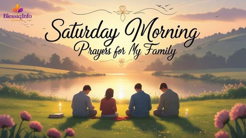 Saturday Morning Prayers for My Family