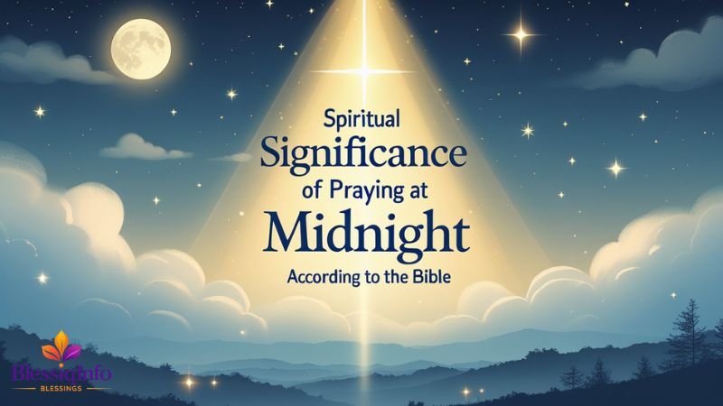 Spiritual Significance of Praying at Midnight According to the Bible