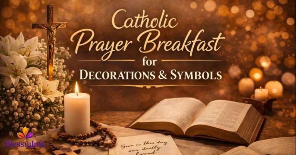 Catholic Prayer Breakfast Decorations & Symbols
