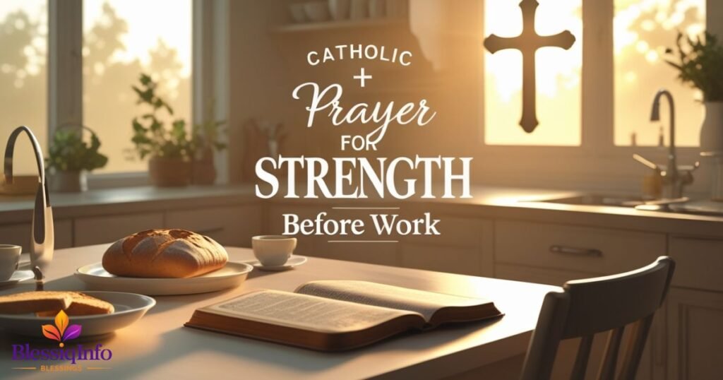Catholic Prayer for Strength Before Work
