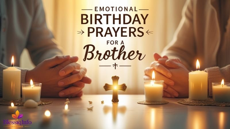 Emotional Birthday Prayers for a Brother