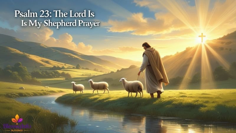 Psalm 23: The Lord Is My Shepherd Prayer