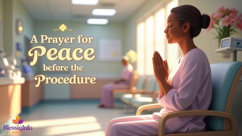 A Prayer for Peace Before the Procedure
