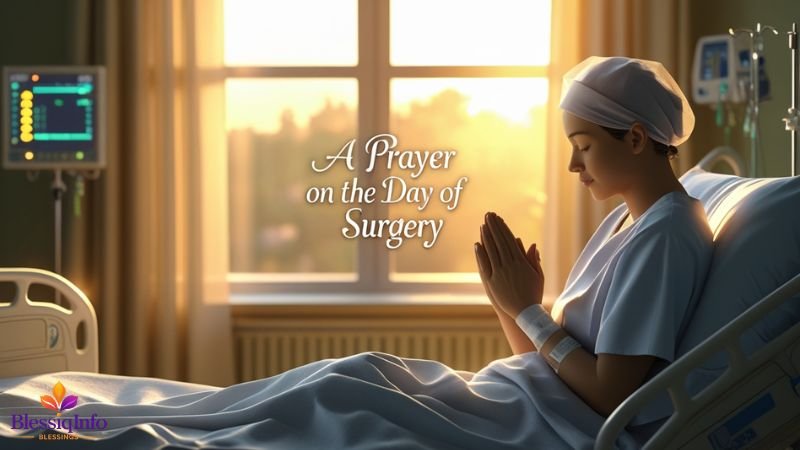 A Prayer on the Day of Surgery
