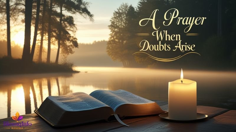A Prayer When Doubts Arise