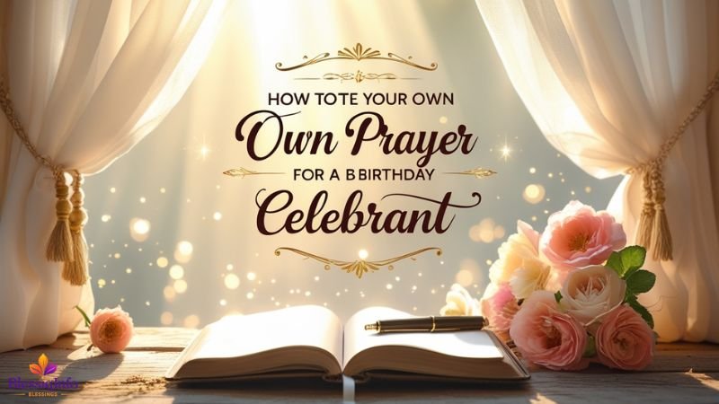 How To Write Your Own Prayer for a Birthday Celebrant